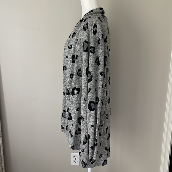 Gibson Look Open Front Fleece Cardigan - Picture 3 of 8